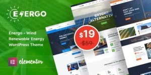 Energo Wind Renewable Energy WordPress Theme 1.3破解版主题
