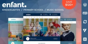 Enfant School and Kindergarten WordPress Theme 1.3.4破解版主题