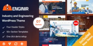 Enginir Industrial Engineering Multipurpose WordPress Theme 3.5破解版主题