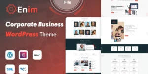 Enim Corporate Business WordPress Theme WordPress Theme 1.0破解版主题
