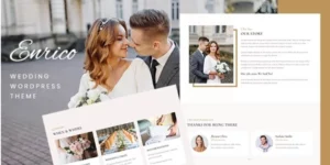 Enrico Wedding WordPress Theme 1.0破解版主题