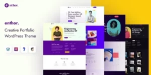 Enthor Creative Portfolio WordPress Theme 1.0.8破解版主题