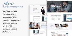 Enzio Responsive Business WordPress Theme 1.0.2破解版主题