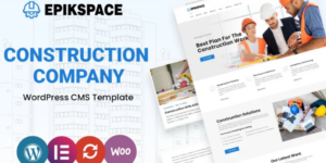 Epikspace Industry and Construction WordPress Theme 1.0.0破解版主题