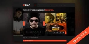 Epron Responsive Music Events WordPress Theme 2.2.1破解版主题