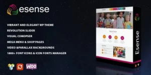 Esense Vibrant and elegant WP theme 2.9破解版主题