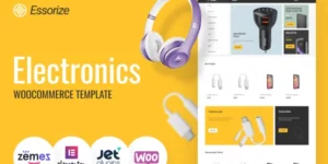 Essorize Electronics ECommerce Classic Elementor WooCommerce Theme 1.0.0破解版主题