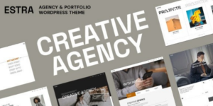 Estra Creative Agency and Portfolio Theme 1.0.3破解版主题