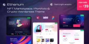 Etherium | NFT Marketplace Crypto WordPress Theme 1.0.3破解版主题
