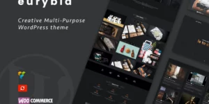Eurybia Creative WordPress Portfolio Theme 1.0破解版主题