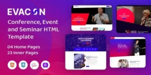 Evacon Event Conference WordPress Theme 1.0.7破解版主题