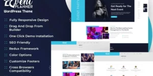 Event Planner and Organizer WordPress Theme 1.0.0破解版主题