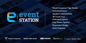 Event Station Event Conference WordPress Theme 1.2.5破解版主题