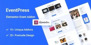 EventPress Elementor Events Addon 1.0.9破解版插件