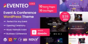 Eventeo Event Conference WordPress Theme 2.8.3破解版主题
