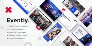 Evently Conference Meetup Theme 1.9破解版主题