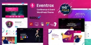 Eventrox Conference and Event WordPress Theme 1.0破解版主题
