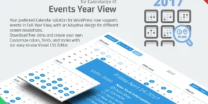 Events Year View for Calendarize it! 1.1.0.98301破解版插件