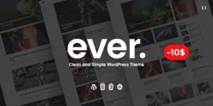 Ever Clean and Simple WordPress Theme 1.2.3破解版主题