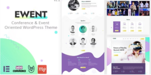 Ewent Conference Event Oriented WordPress Theme 2.1破解版主题