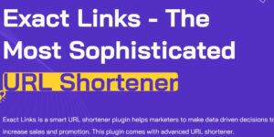Exact Links Pro The Most Sophisticated URL Shortener 2.0.0破解版插件