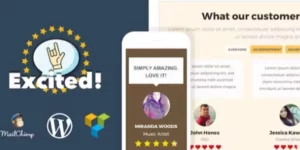 Excited!  – Testimonials Showcase for WordPress 1.3.2破解版插件
