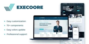 Execoore Technology And Fintech Template 1.4.7破解版主题
