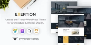 Exertion Architecture Interior Design WordPress Theme 1.3破解版主题