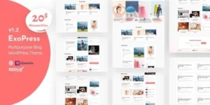 Exopress | Multipurpose Personal Blog WordPress Theme 1.2破解版主题