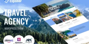 Expanor Travel Agency Multipurpose Modern WordPress Elementor Theme WordPress Theme 1.0.0破解版主题