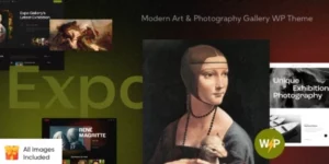 Expo  – Modern Art Photography Gallery WordPress Theme 1.0破解版主题