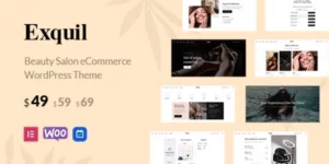 Exquil – Beauty Salon eCommerce Theme 1.4.1破解版主题