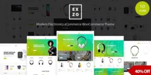 Exzo  – Electronics eCommerce WordPress Woocommerce Theme 1.2.4破解版主题