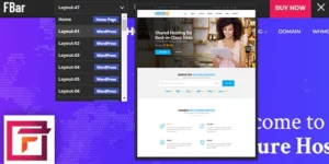 FBar Responsive WordPress Demo Switch Bar Plugin 3.0破解版插件