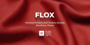 FLOX Personal Portfolio Resume WordPress Theme 1.2破解版主题