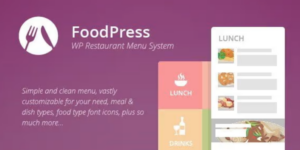 FOODPRESS RESTAURANT MENU & RESERVATION PLUGIN 1.5.3破解版插件