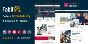 Fablio Textile Industry WordPress Theme 4.1破解版主题