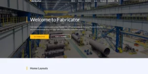 Fabricator Industrial Company WordPress Elementor Theme WordPress Theme 1.0.0破解版主题