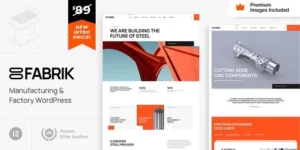 Fabrik Manufacturing Factory WordPress 1.0破解版主题