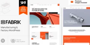Fabrik  – Manufacturing Factory WordPress 1.0破解版主题
