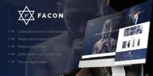 Facon Fashion Responsive WordPress Theme 1.2破解版主题