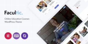Facultic  – Online Education Courses WordPress Theme 1.0破解版主题
