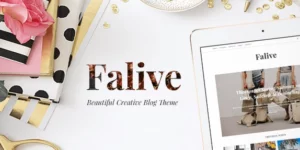 Falive Beautiful Creative Fashion Blog Theme 1.1.2破解版主题