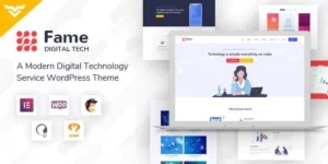 Fame Digital Technology/Service WordPress Theme 1.1破解版主题