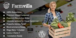 Farmvilla Organic Theme WordPress theme 1.1.3破解版主题
