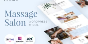 Femius Massage Salon Ready-to-Use Minimal WordPress Elementor Theme WordPress Theme 1.0.0破解版主题