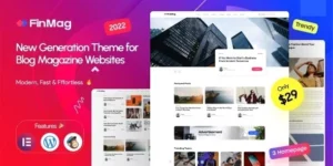 FinMag Modern Magazine WordPress Theme 1.1.8破解版主题