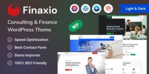 Finaxio Consulting Finance WordPress Theme 1.0.1破解版主题