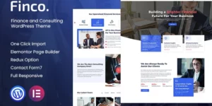 Finco Finance and Consultinge WordPress Theme 1.0.0破解版主题