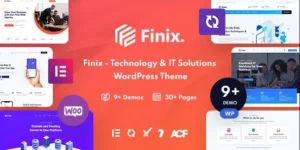 Finix Technology IT Solutions WordPress Theme 1.5.0破解版主题